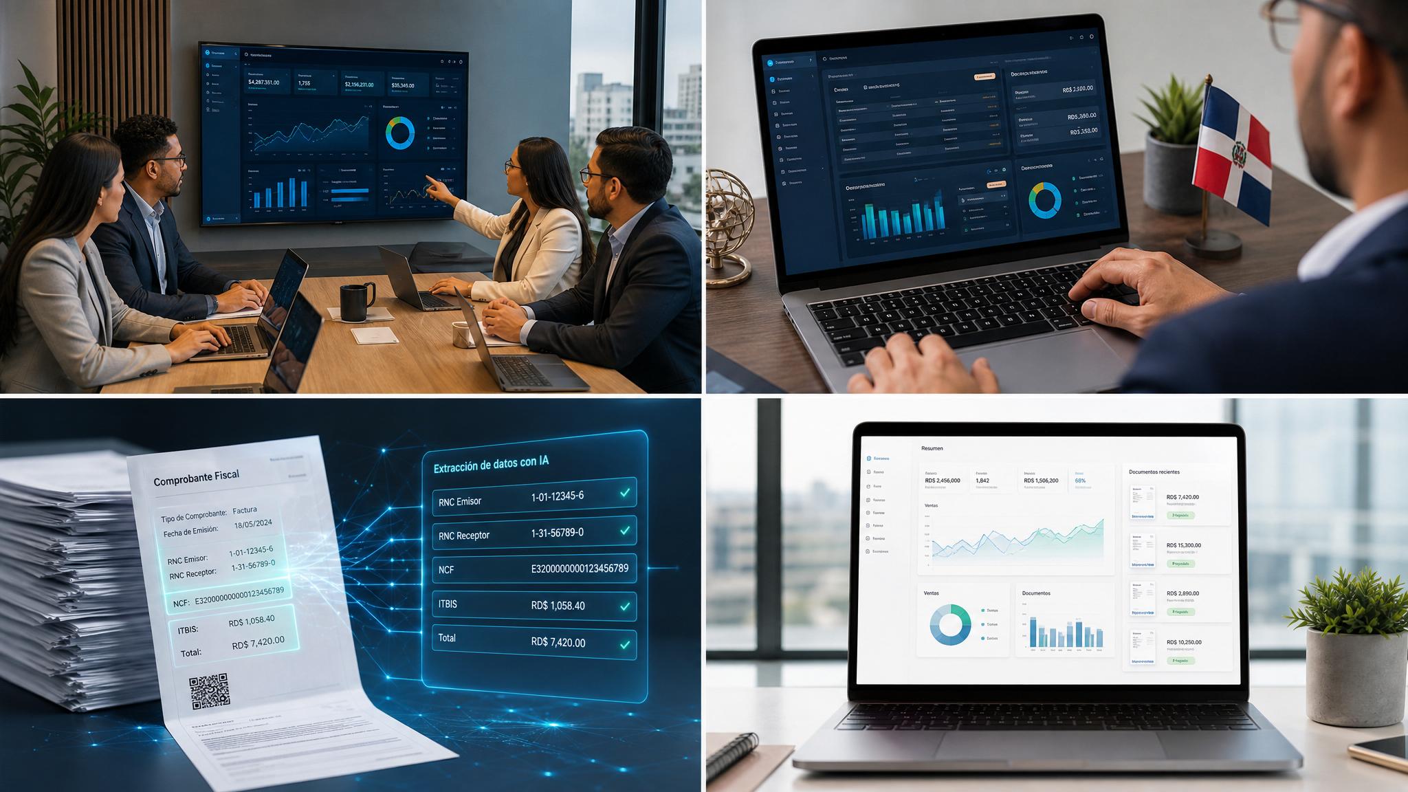 Sistema digital con dashboard empresarial